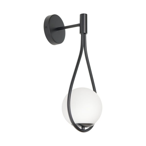 Kinkiet ścienny DROP, 45 cm - ST-F079 black Step into Design