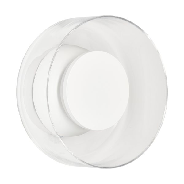 Lampa ścienna DONUT 18 – LED, szkło transparentne, biały środek ST-5072W transparent white Step into design
