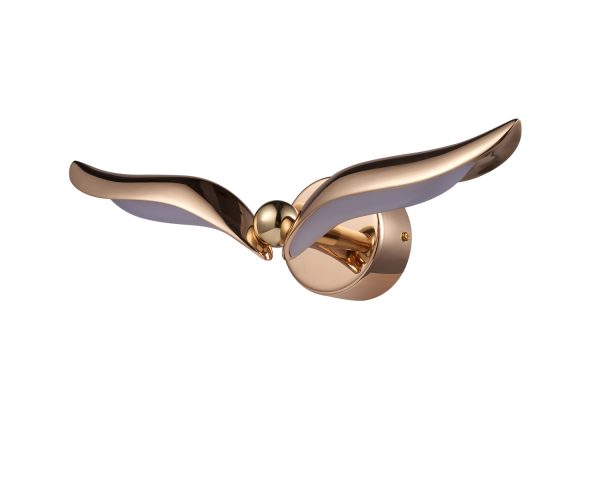 Lampa ścienna GUFO LED różowe złoto 35 cm ST-DL8503 Step into design
