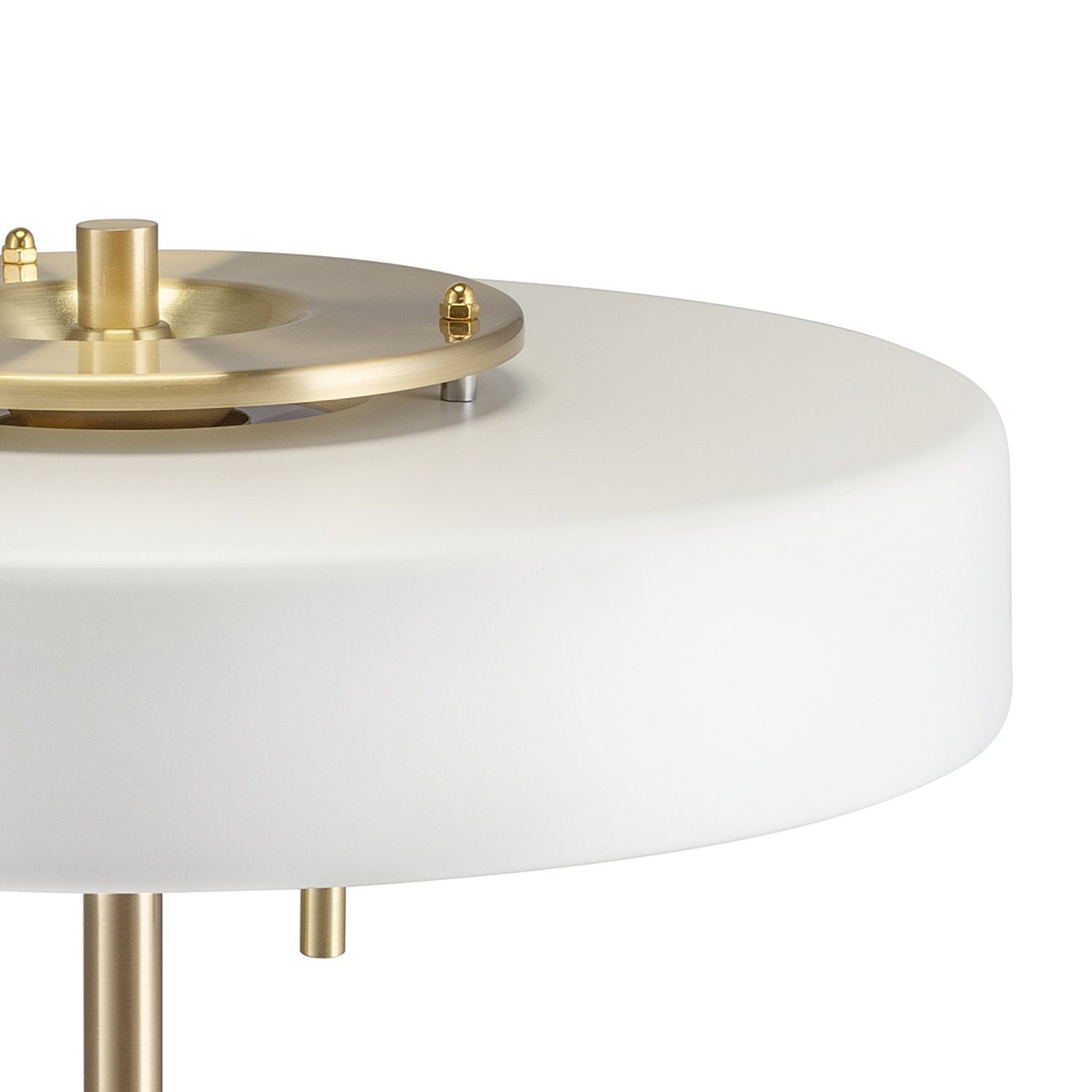Lampa stołowa ARTDECO biało - złota MT8872 white Step into design