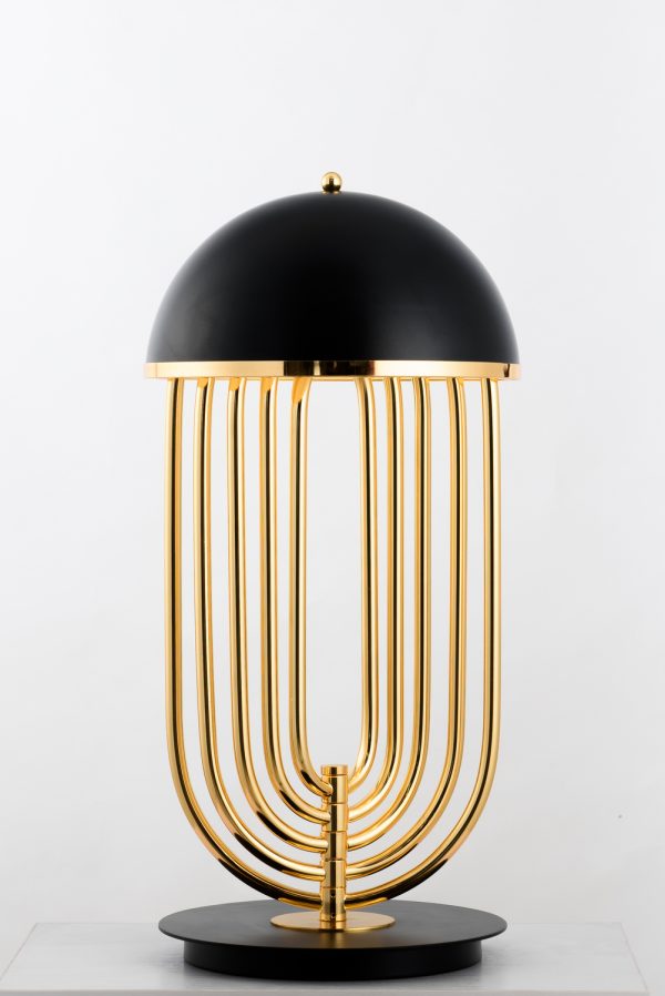Lampa stołowa DOLCE VITA czarno złota 60 cm ST-1602 black Step into Design