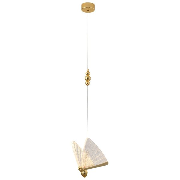 Lampa wisząca BEE LAMP 1 LED złota 21 cm MP0090-1 gold Step into design