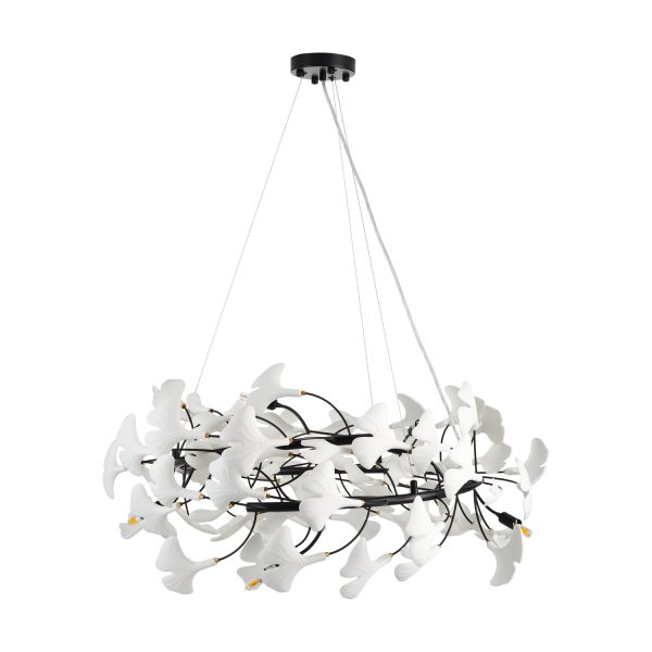 Lampa wisząca BOTANIKA 80 cm XY080P-80 black Step into design