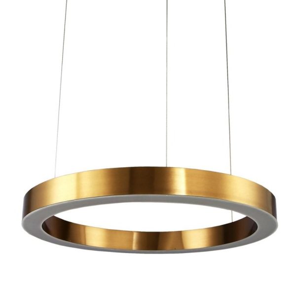 Lampa wisząca CIRCLE 60 LED mosiądz szczotkowany 60 cm ST-8848-60 brass Step into Design