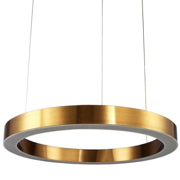 Lampa wisząca CIRCLE 80 LED mosiądz szczotkowany 80 cm ST-8848-80 brass Step into Design