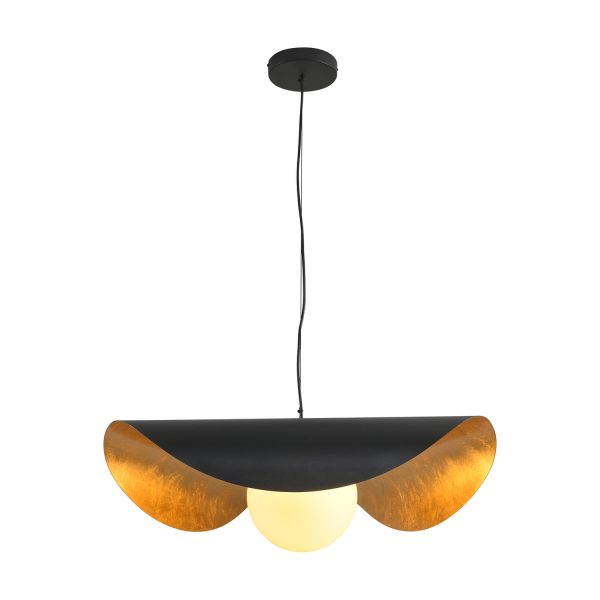 Lampa wisząca ENZO czarno złota 60 cm ST-F22020601-D60 black Step into Design