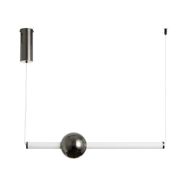 Lampa wisząca O-LINE LED 63 cm czarna ST-1688S-BK Step into design