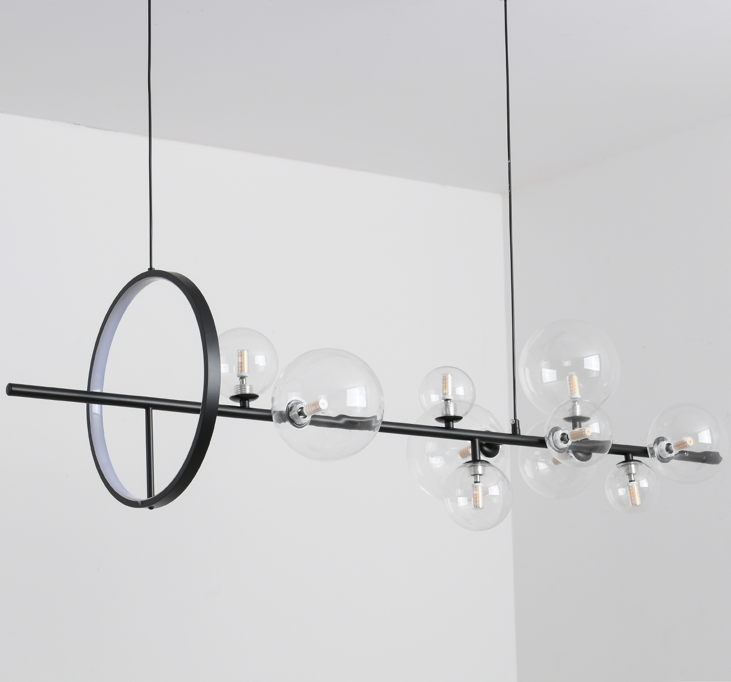 Lampa wisząca ORION LONG-120 czarna 120 cm MP0084-L1200 Step into design