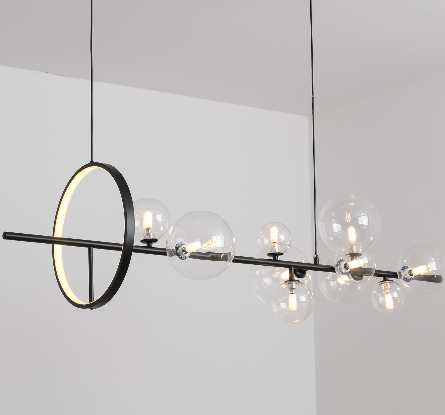Lampa wisząca ORION LONG-120 czarna 120 cm MP0084-L1200 Step into design