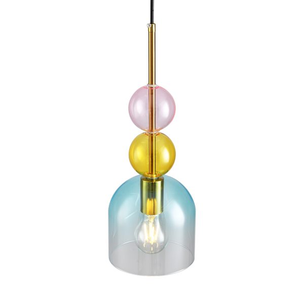 Lampa wisząca PASTELLO BLUE kolorowa 15 cm ST-DN345A Step into Design