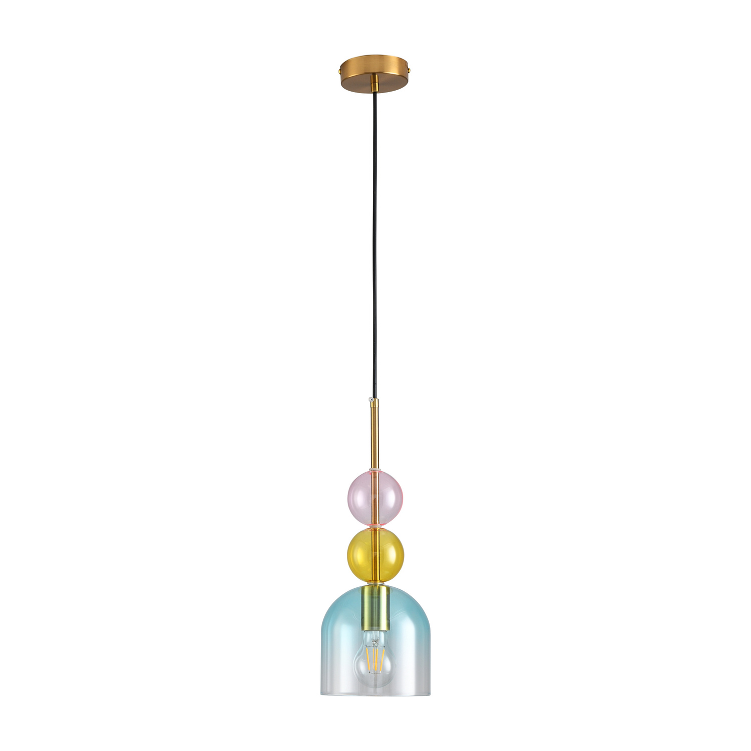 Lampa wisząca PASTELLO BLUE kolorowa 15 cm ST-DN345A Step into Design