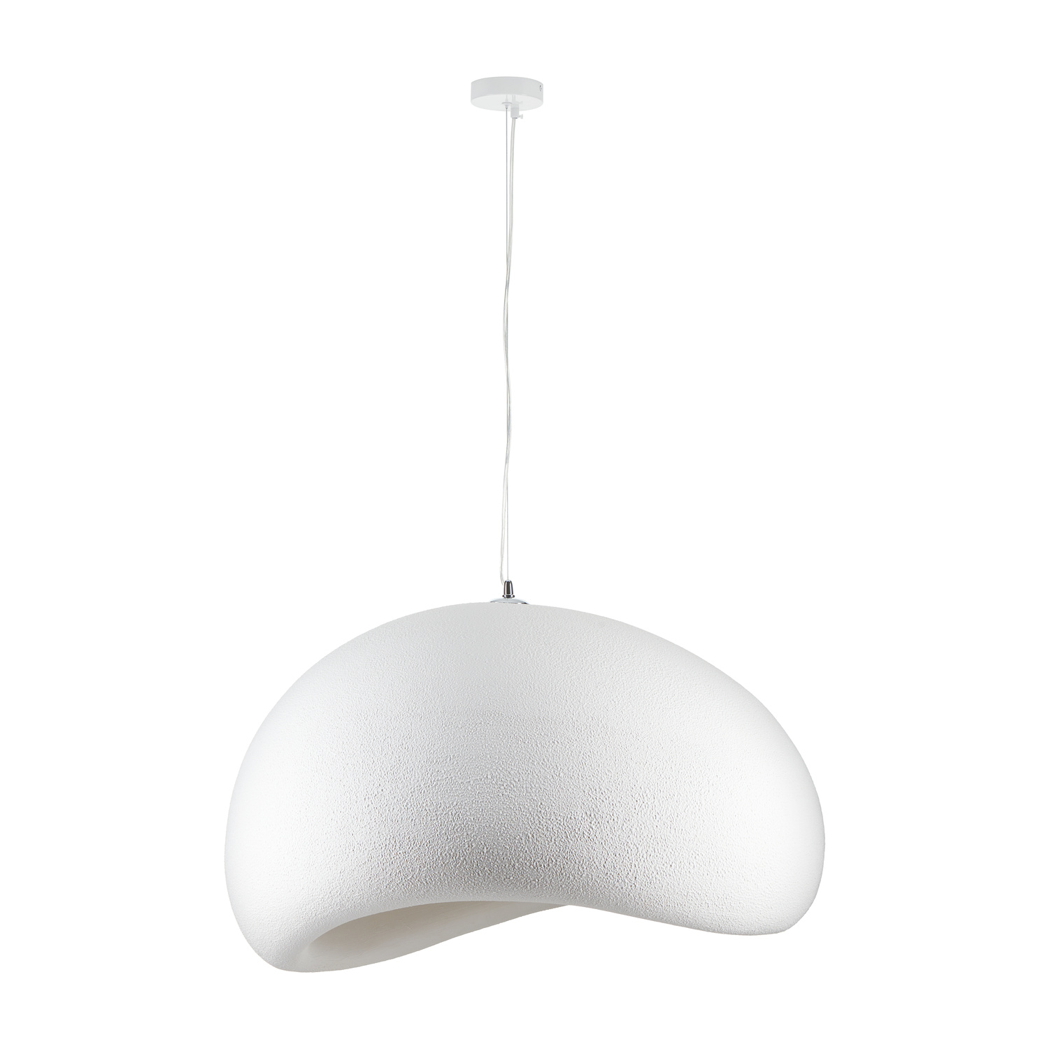 Lampa wisząca STONE 80 cm - biała DN426-800 Step into design