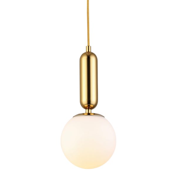 Lampa wisząca UNO złota połysk 20 cm DP0017-20 Step into design