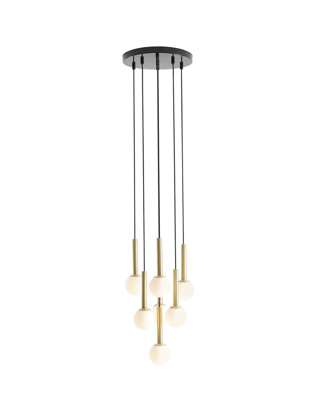 LAMPA WISZĄCA RIU 7 BLACK 1103T1 ALDEX