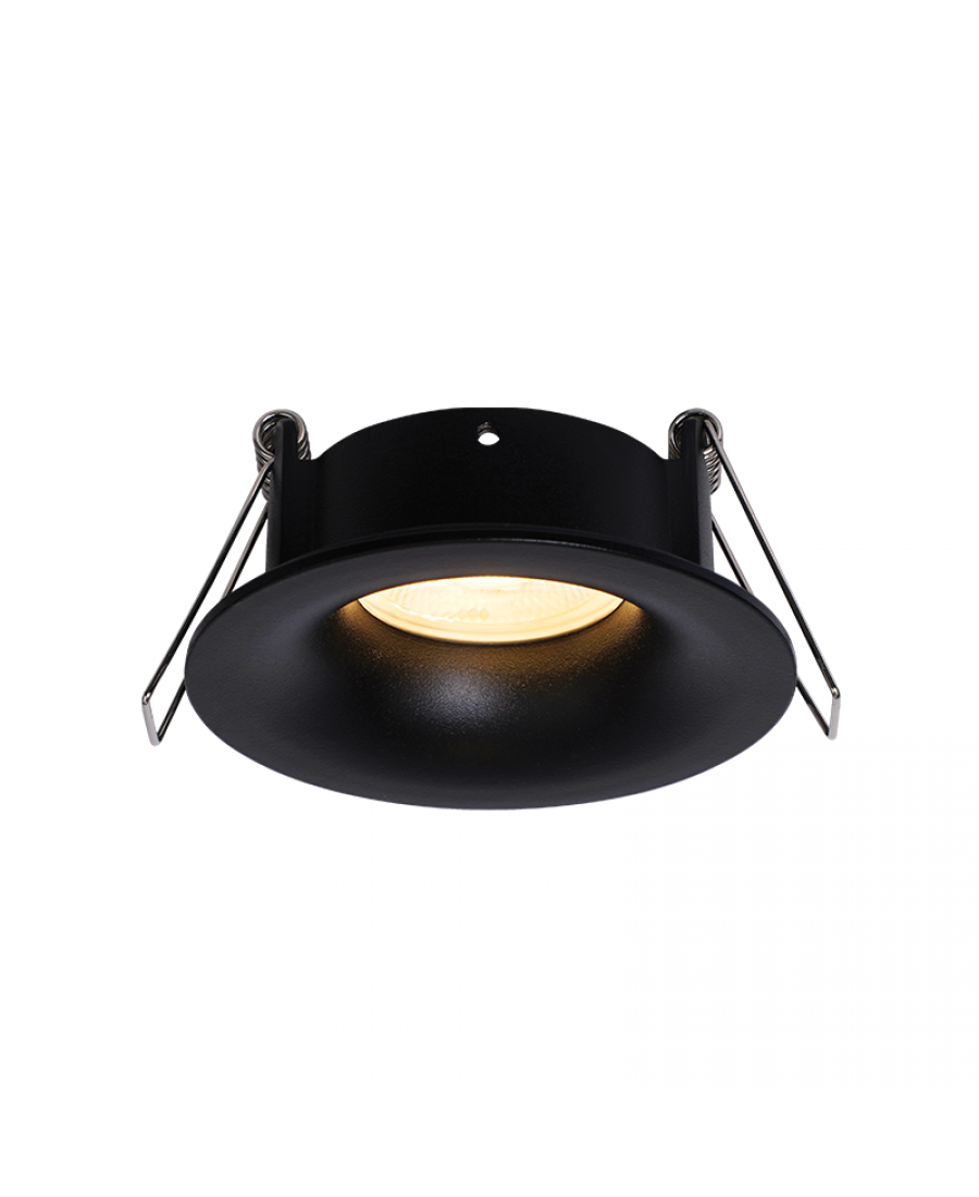 S168 RECESSED SPOT 1XGU10 IP65 SANDY BLACK Zambelis Lights