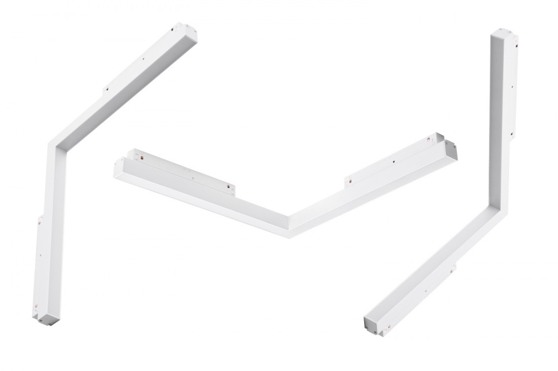 Alfa Saga Track Magnetic CORNER B 24W MILKY120 4000K (white) AZ4620 AZZARDO