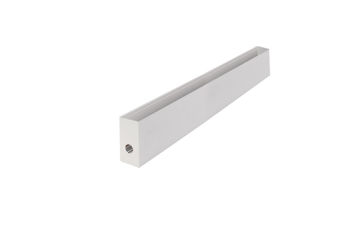 Alfa Szynoprzewód jednofazowy magnetyczny profil Track Magnetic52 1m + 2x End Cap (white) AZ4639 AZZARDO
