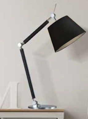 Lampa stołowa ZYTA S TABLE black AZ1848+AZ2603 śr.36cm AZZARDO