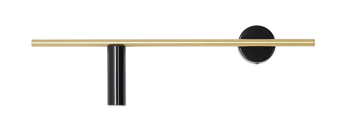 KINKIET TREVO BLACK BRASS 1083C40 ALDEX