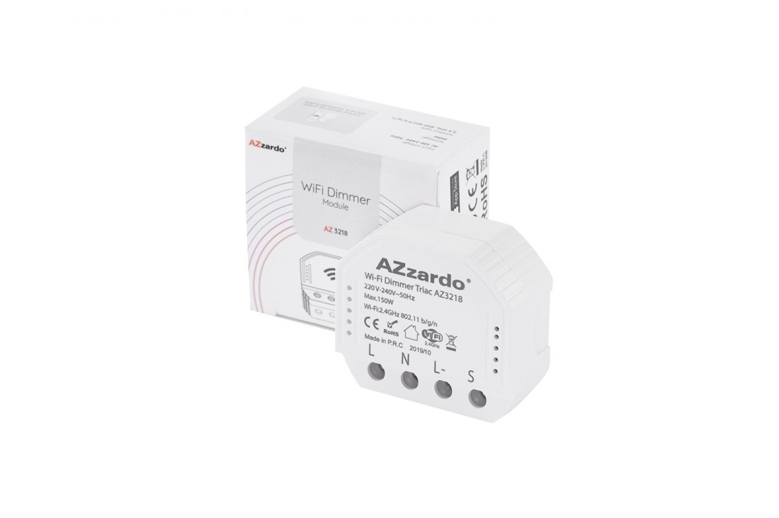 Ściemniacz dopuszkowy WiFi DIMMER BOX AZzardo Smart AZ3218 AZZARDO