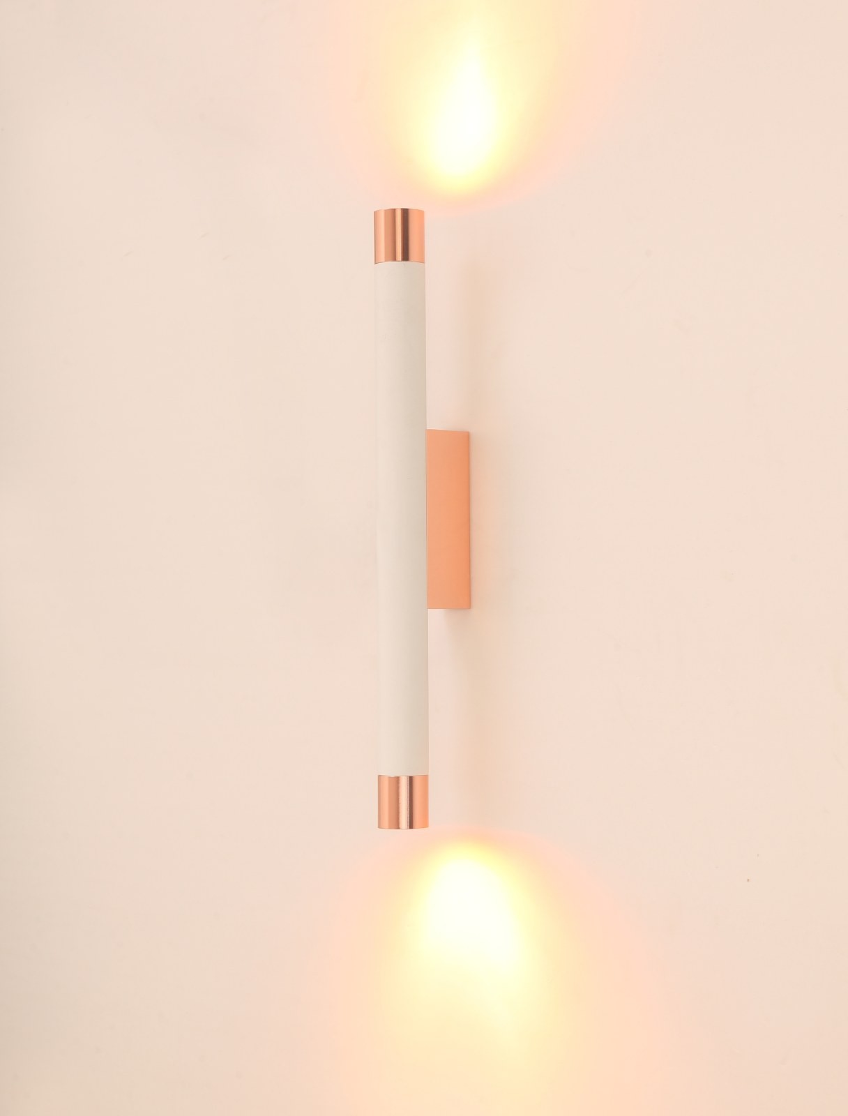 Kinkiet Q Parette Bianco / Rose Gold OR84566 Open Design Highlights