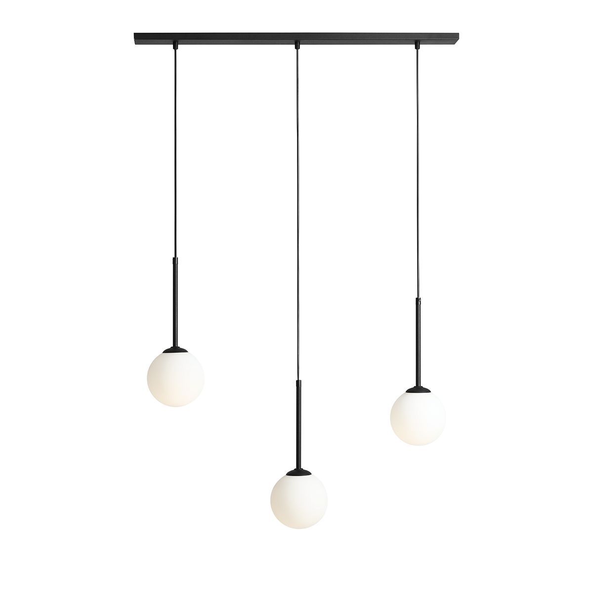 LAMPA WISZĄCA BOSSO 3 BLACK 1087E_1 ALDEX