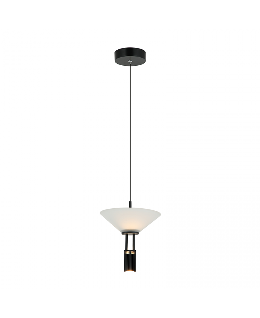 23198 PENDANT LED LIGHT 10W 3000K ALUMINIUM BLACK Zambelis Lights