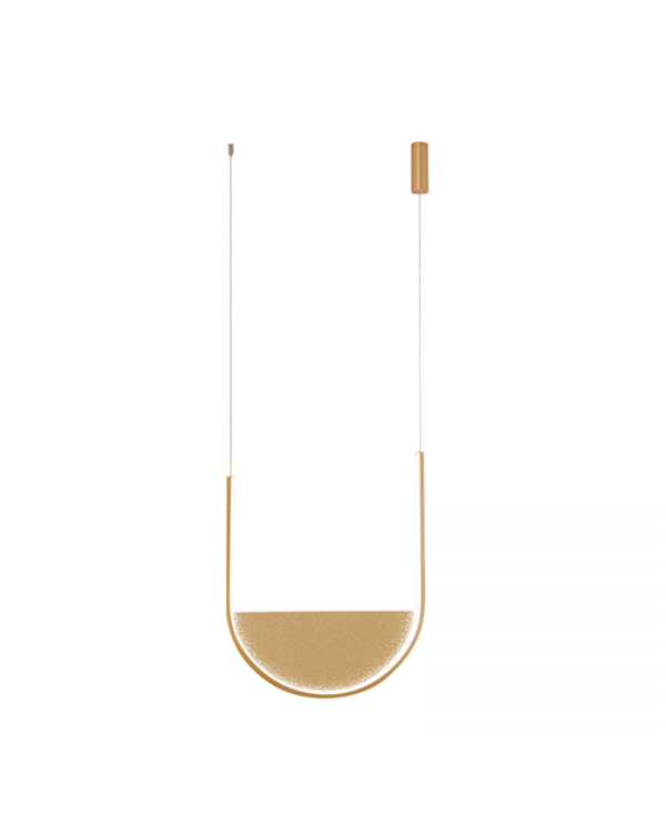 23167 PENDANT LED LIGHT 20W 3000K,4000K GOLD-CHAMPAGNE Zambelis Lights