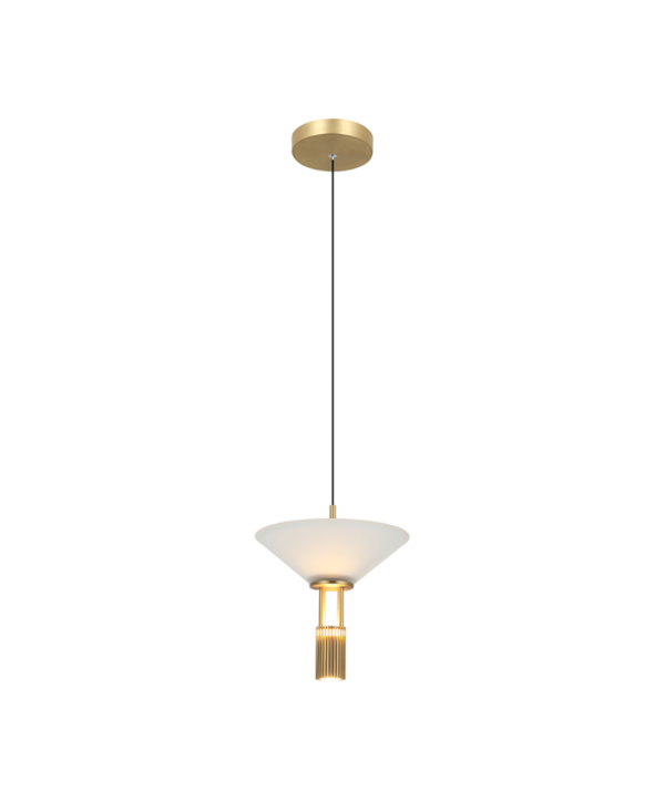 23199 PENDANT LED LIGHT 10W 3000K ALUMINIUM GOLD Zambelis Lights