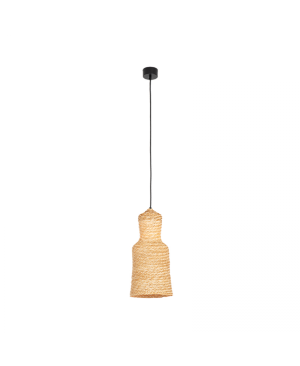 22168 PENDANT LAMP NATURAL BRAIDED WHEAT 1XE27 Zambelis Lights