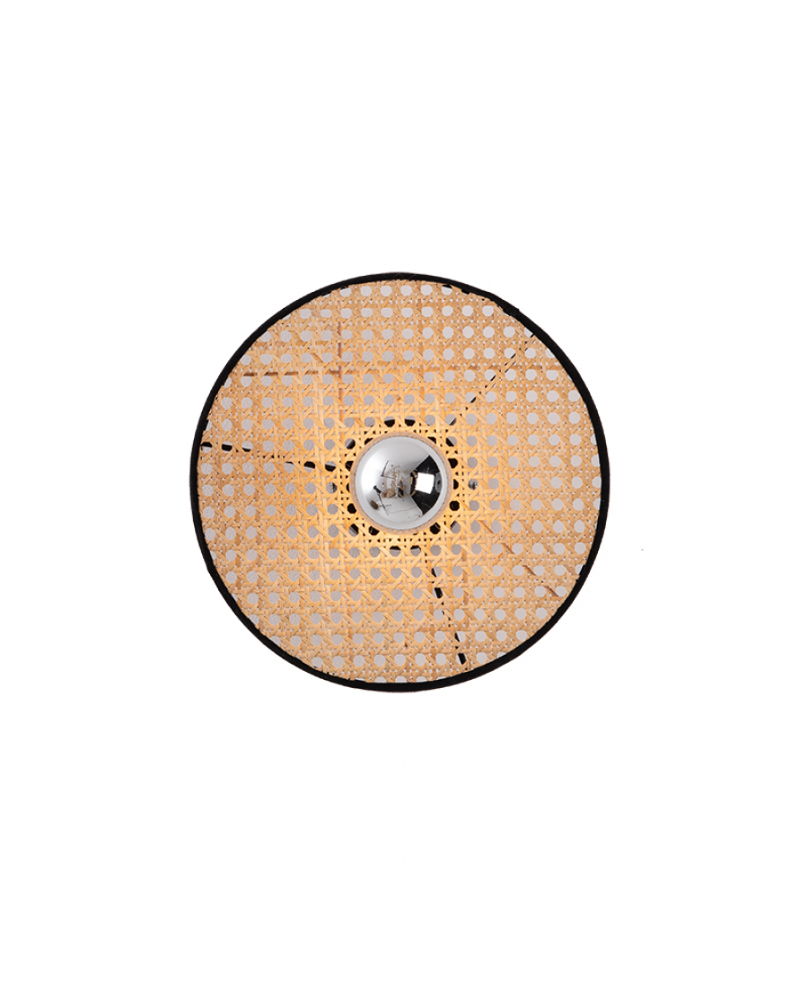 22175 WALL LIGHT BUSH - BLACK 1XE27 Zambelis Lights