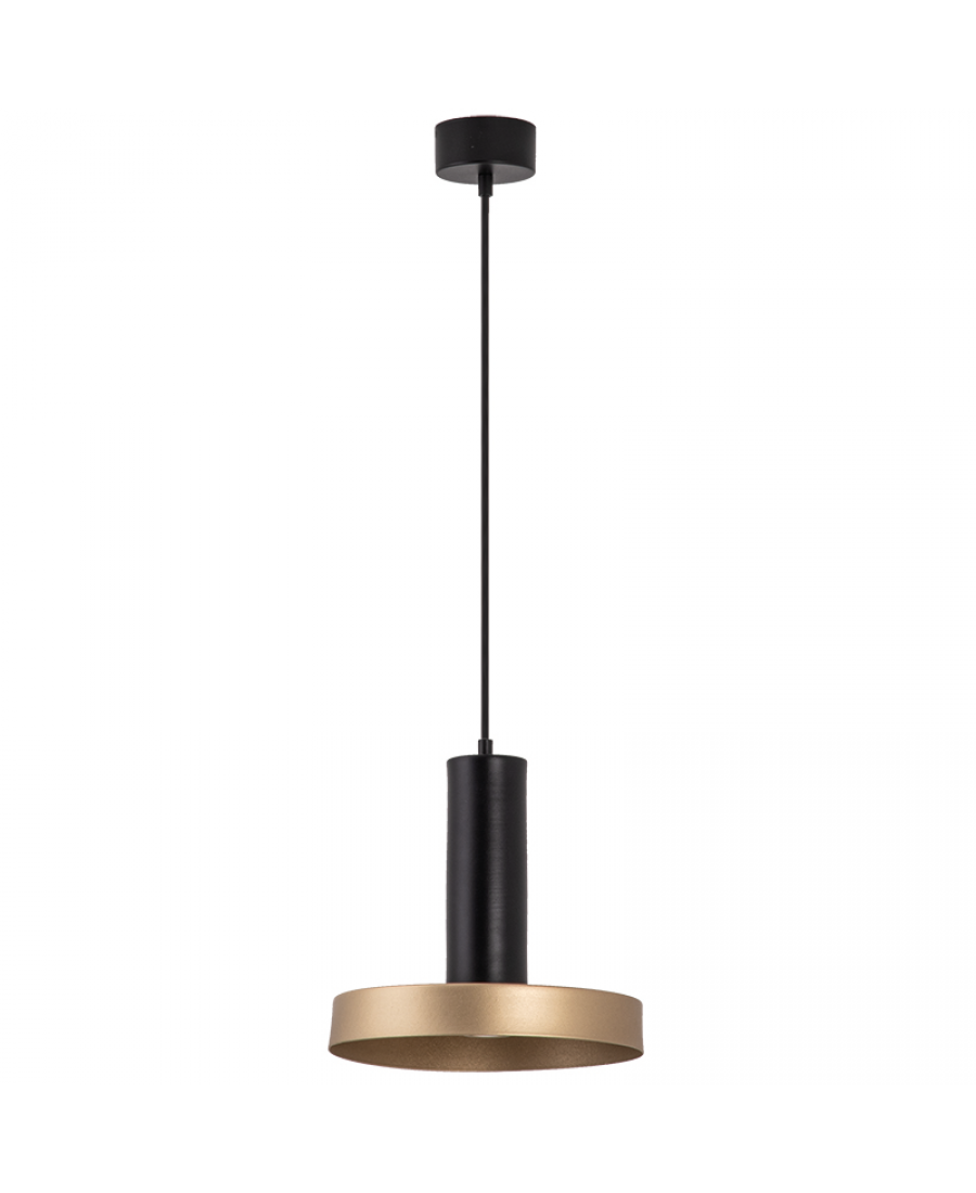 22178 PENDANT LIGHT 1XGU10 SANDY BLACK-GOLD Zambelis Lights