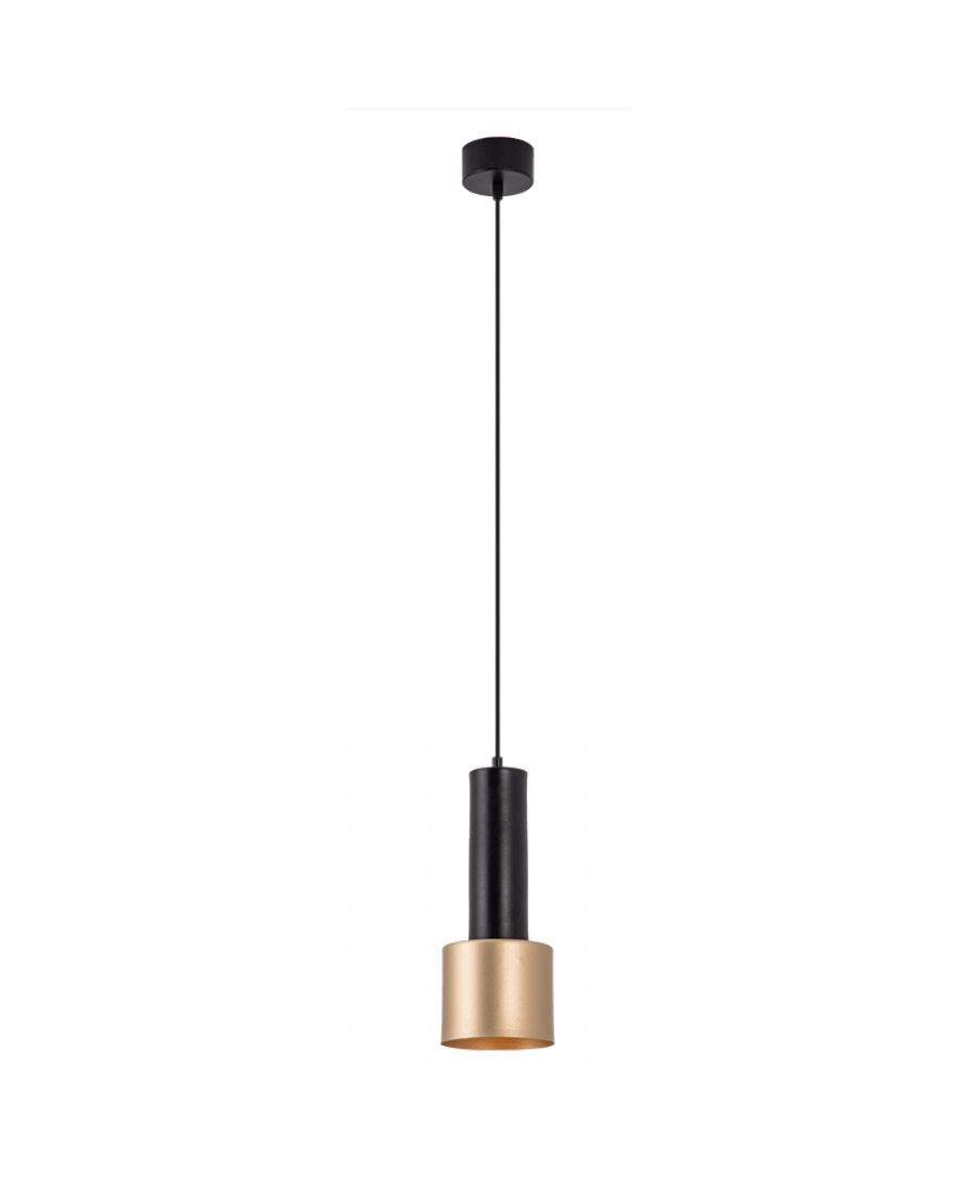 22184 PENDANT LIGHT 1XGU10 SANDY BLACK-GOLD Zambelis Lights