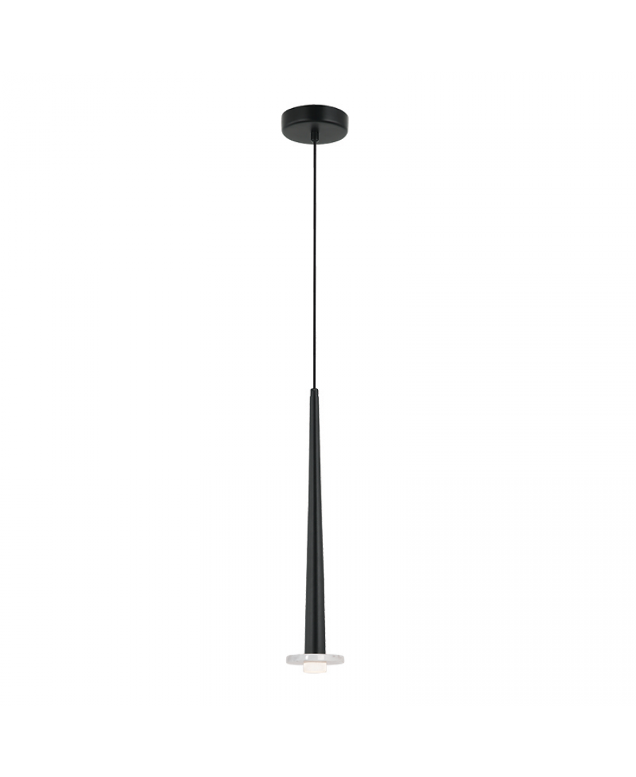 22110 PENDANT LED LIGHT 6W 3000K ALUMINUM -MARBLE BLACK Zambelis Lights