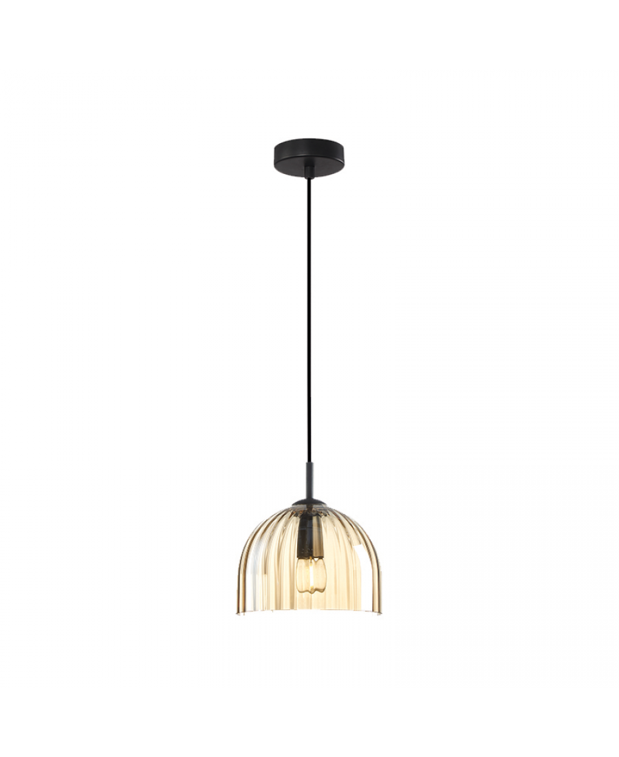 22114 PENDANT LIGHT 1XE14 GLASS CHAMPAGNE Zambelis Lights