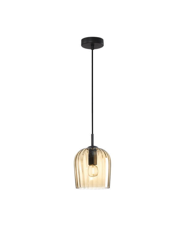 22116 PENDANT LIGHT 1XE14 GLASS CHAMPAGNE Zambelis Lights