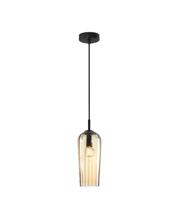 22118 PENDANT LIGHT 1XE14 GLASS CHAMPAGNE Zambelis Lights