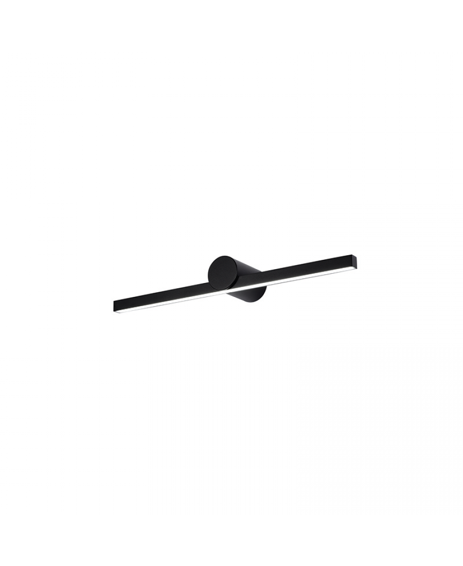 22124 LED WALL LAMP 10W 3000K ALUMINIUM BLACK IP54 - BATHROOM LIGHTS Zambelis Lights