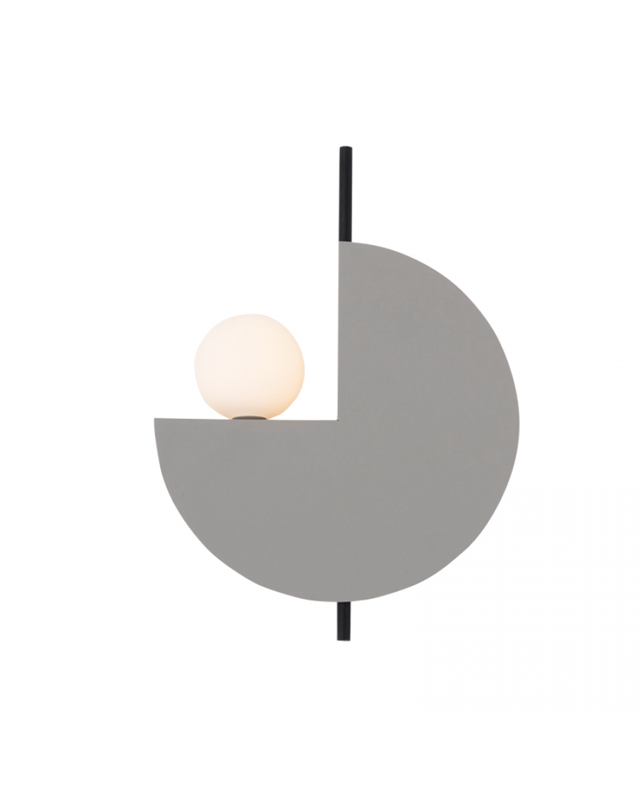 22205 WALL LAMP 1XG9 GREY - BLACK Zambelis Lights
