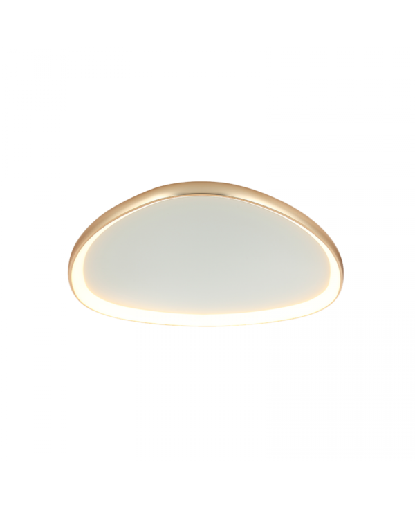 23088 CEILING LED LIGHT 32W 3000K METAL-ACRYLIC GOLD MATT INDOOR DECORATIVE LIGHTS Zambelis Lights