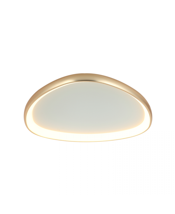 23091 CEILING LED LIGHT 39W 3000K METAL-ACRYLIC GOLD MATT INDOOR DECORATIVE LIGHTS Zambelis Lights