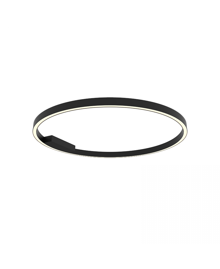 23027 CEILING LIGHT 50W 3000K ALUMINIUM-ACRYLIC BLACK Zambelis Lights