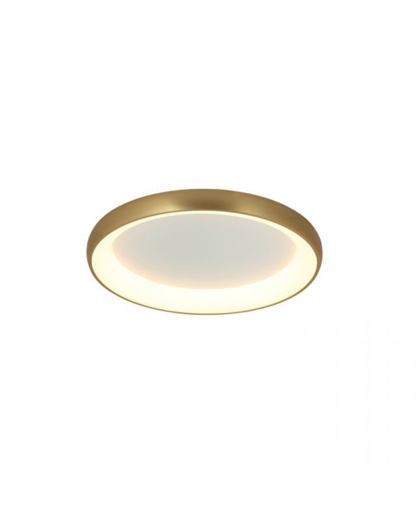 2042 CEILING LIGHT 32W 3000K ALUMINIUM & ACRYLIC BRUSHED GOLD MATT Zambelis Lights