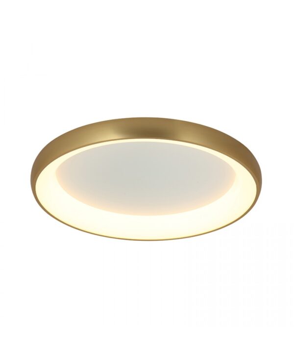 2058 CEILING LIGHT 55W 3000K ALUMINIUM & ACRYLIC BRUSHED GOLD MATT Zambelis Lights