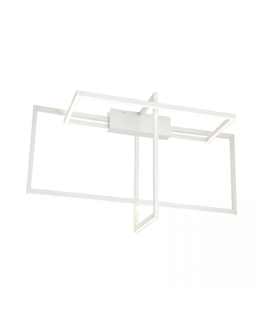 2078 LED 60W 3000K WHITE MAT ALUMINIUM Zambelis Lights