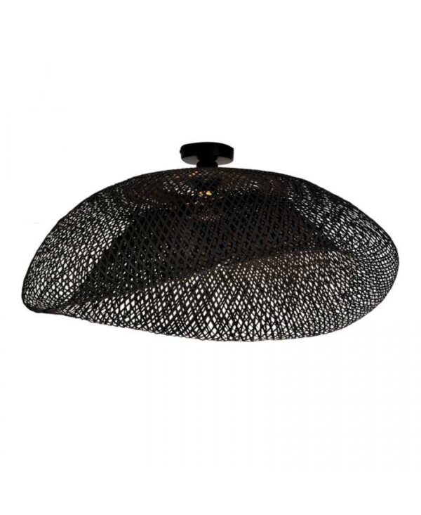 19109 CEILING LIGHT 1XE27 BAMBOO BLACK Zambelis Lights
