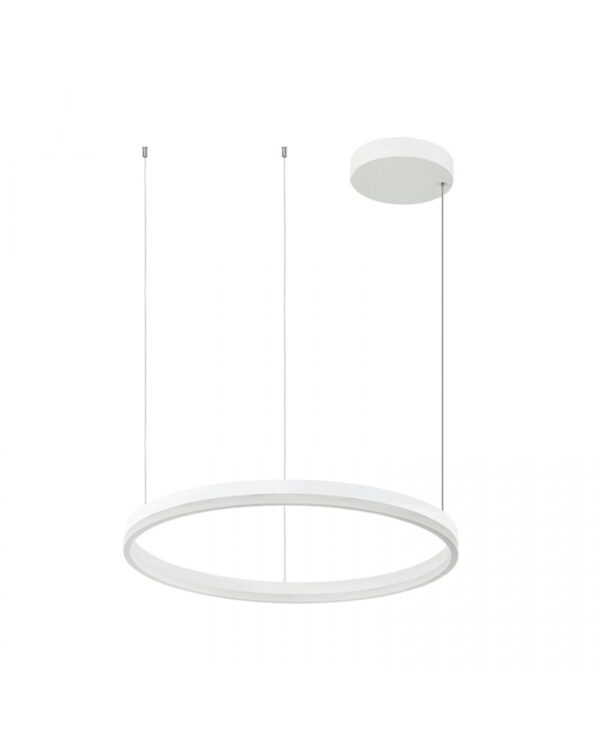 20261 LED PENDANT LIGHT 43W 3000K ALUMINIUM & ACRYLIC WHITE Zambelis Lights