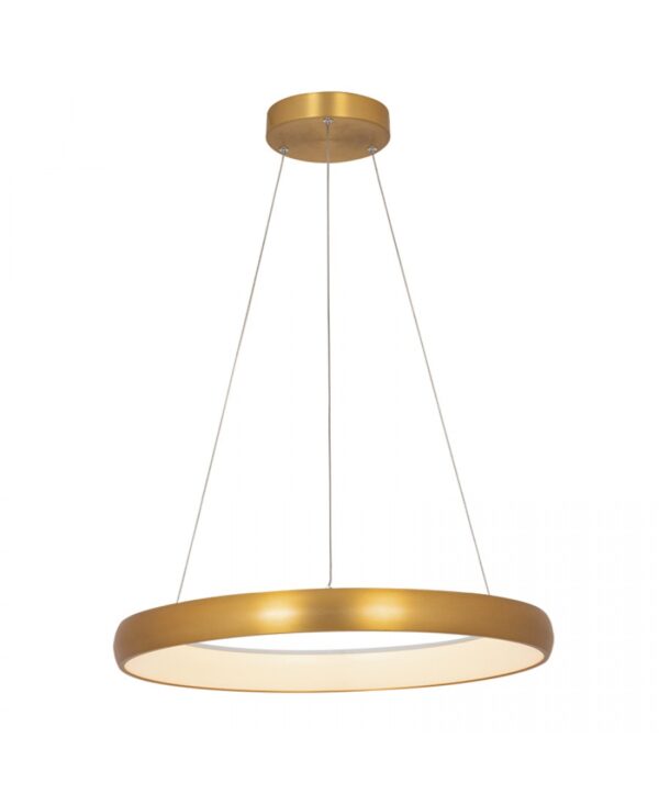 2054 PENDANT LIGHT 50W 3000K,ALUMINUM & ACRYLIC BRUSHED GOLD MATT Zambelis Lights