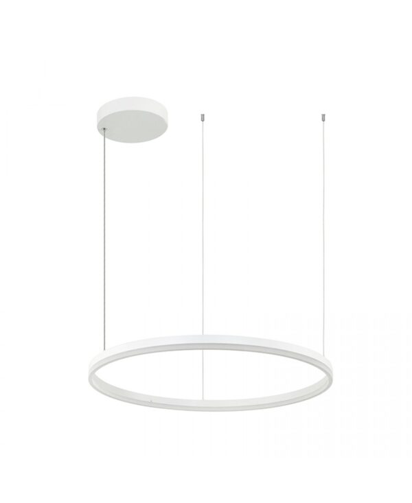 20263 LED PENDANT LIGHT 57W 3000K ALUMINUM & ACRYLIC WHITE Zambelis Lights
