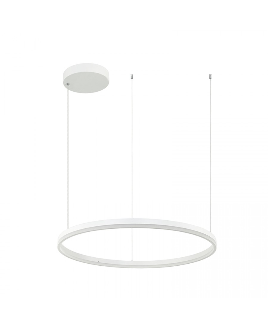 20263 LED PENDANT LIGHT 57W 3000K ALUMINUM & ACRYLIC WHITE Zambelis Lights